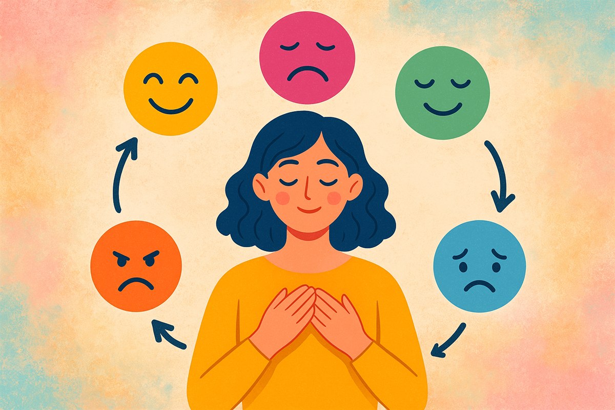 Illustration of different emotions
